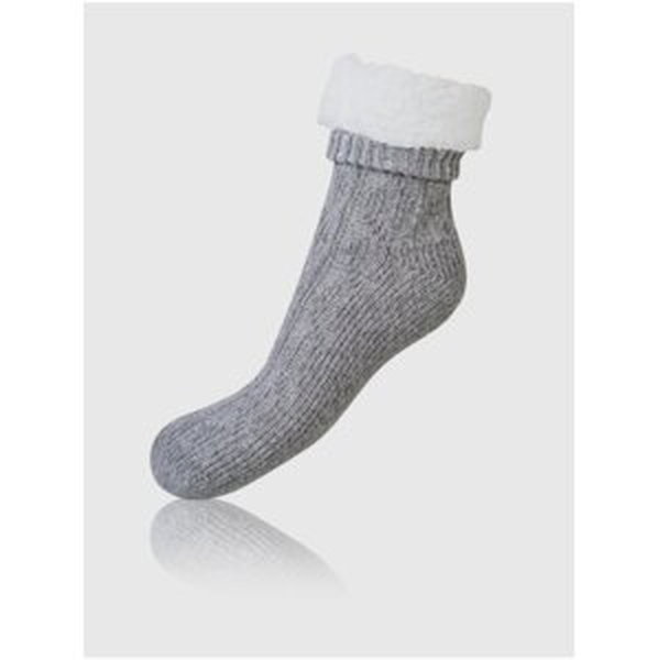 Sivé dámske extrémne teplé ponožky BELLINDA Extra Warm