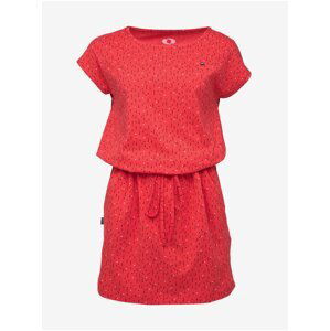 Červené dámske vzorované šaty LOAP Baskela