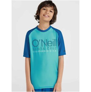 Tyrkysové chlapčenské kúpacie tričko O'Neill Essentials Cali