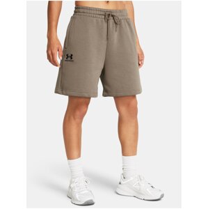 Hnedé kraťasy Under Armour UA Essl Flc Relax BF Short