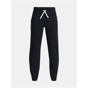 Čierne tepláky Under Armour UA Boys Rival Terry Joggers