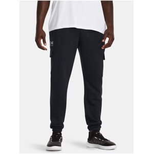 Čierne tepláky Under Armour UA Essential Flc Cargo Pant