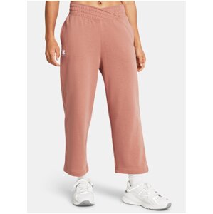 Staroružové športové tepláky Under Armour Rival Terry Crop Wide Leg