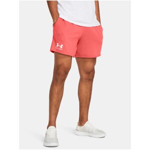 Koralové športové kraťasy Under Armour UA Rival Terry 6in Short