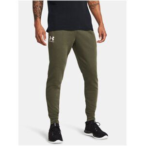 Kaki športové tepláky Under Armour UA Rival Terry Jogger