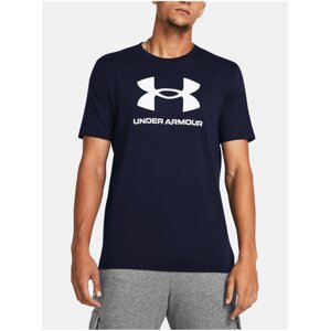 Tmavomodré tričko Under Armour UA SPORTSTYLE LOGO UPDATE SS