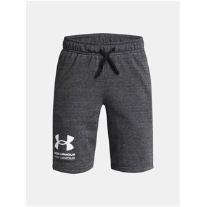 Tmavosivé kraťasy Under Armour UA Boys Rival Terry Short