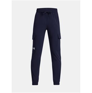 Tmavomodré športové nohavice Under Armour UA Pennant Woven Cargo Pant