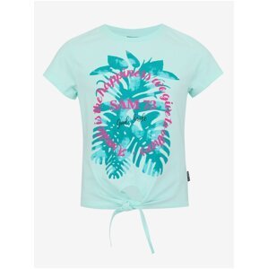 Dievčenské tričko v mentolovej farbe SAM 73 Kiara