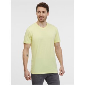 Svetlo žlté pánske tričko SAM 73 Fidel