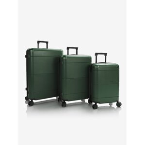 Súprava troch cestovných kufrov Heys Zen S,M,L Green