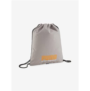 Čierno-sivý športový vak Puma Plus Gym Sack