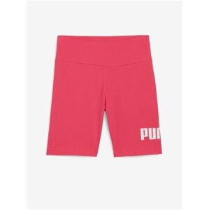 Koralové dámske krátke legíny Puma ESS 7"" Logo Short Leggings