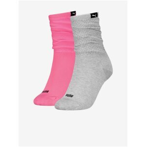 Súprava dvoch párov dámskych športových ponožiek Puma Slouch Sock