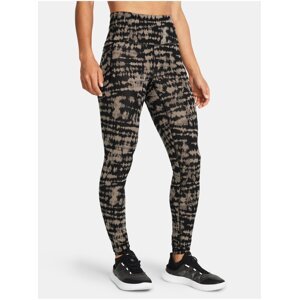 Hnedé športové legíny Under Armour Motion Print Legging