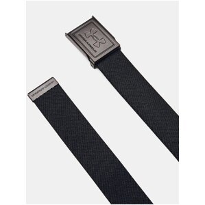 Čierny obojstranný opasok Under Armour M Stretch Webbing Belt