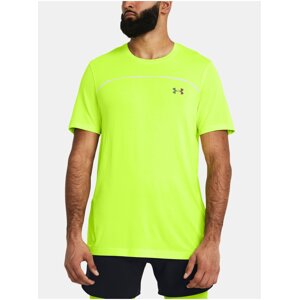 Žlté športové tričko Under Armour UA Rush Seamless Wordmark SS