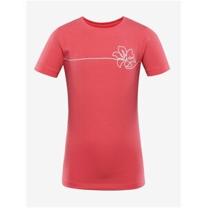 Koralové dievčenské tričko ALPINE PRO Renfo