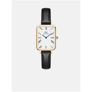 Zlaté dámske hodinky Daniel Wellington Quadro Sheffield