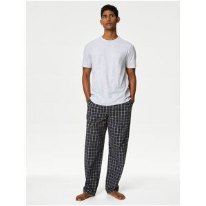 Pyžamá pre mužov Marks & Spencer - svetlosivá, čierna