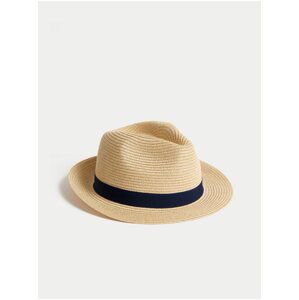 Béžový klobúk s ozdobným detailom Marks & Spencer