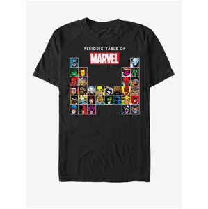 Čierne unisex tričko ZOOT.Fan Marvel Periodic Marvel