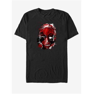 Čierne unisex tričko Marvel Deadpool Drippy