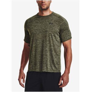 Zelené pánske melírované tričko Under Armour UA Tech 2.0 SS Tee-GRN