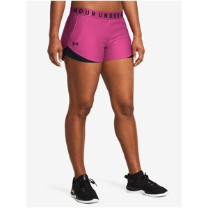 Ružové dámske kraťasy Under Armour Play Up Shorts 3.0-PNK