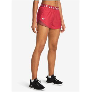 Červené dámske kraťasy Under Armour Play Up Shorts 3.0-RED