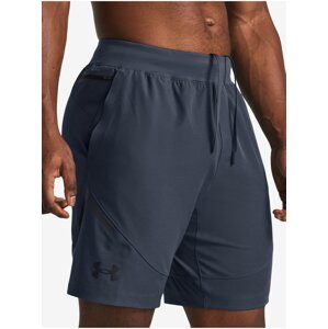 Šedé pánske kraťasy Under Armour UA Unstoppable Shorts-GRY