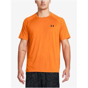 Oranžové pánske tričko Under Armour UA Tech 2.0 SS Tee-ORG