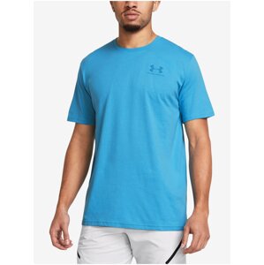 Modré pánske tričko Under Armour UA M SPORTSTYLE LC SS-BLU