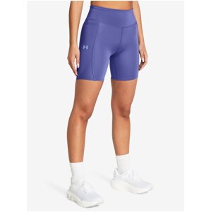 Fialové dámske športové kraťasy Under Armour Run Stamina Half Tights