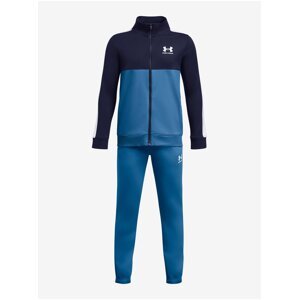 Modrá chlapčenská športová súprava Under Armour UA CB Knit Track Suit