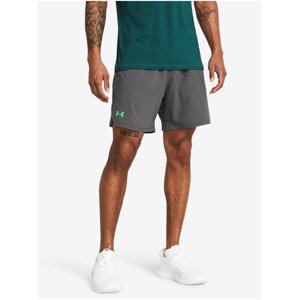 Šedé pánske športové kraťasy Under Armour UA Vanish Woven 6in Shorts