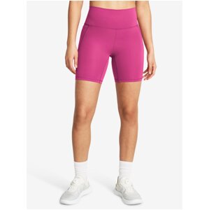 Ružové dámske športové kraťasy Under Armour Meridian Bike Short 7in