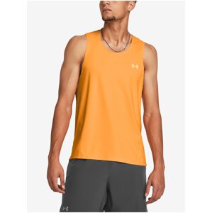 Oranžové pánske športové tielko Under Armour UA LAUNCH ELITE SINGLET