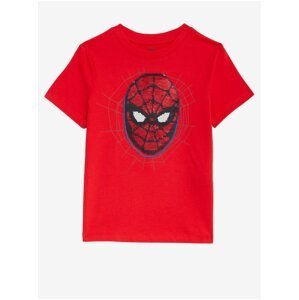 Červené chlapčenské tričko s motívom Marks & Spencer Spider-Man™