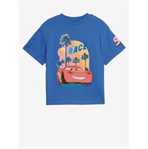 Modré chlapčenské tričko s motivom Disney Cars Marks & Spencer