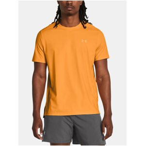 Oranžové pánske športové tričko Under Armour UA Launch Elite Shortsleeve