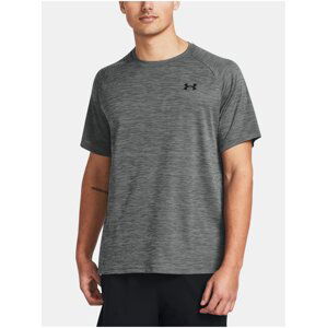 Šedé pánske športové tričko Under Armour UA Tech Textured SS