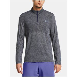 Fialové pánske tričko Under Armour UA Seamkess Stride 1/4 Zip