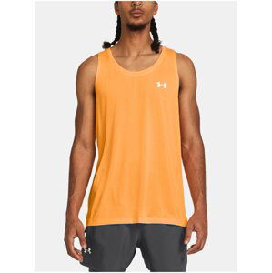 Oranžové pánske tielko Under Armour UA Launch Singlet