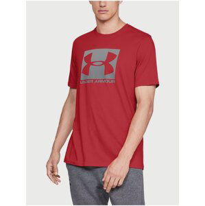 Červené tričko Under Armour UA BOXED SPORTSTYLE SS