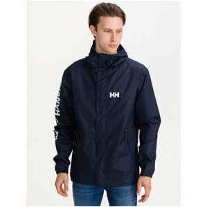 Tmavě modrá pánská voděodolná lehká bunda s kapucí HELLY HANSEN Ervik