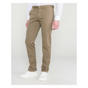 Voľnočasové nohavice pre mužov Trussardi Jeans - hnedá