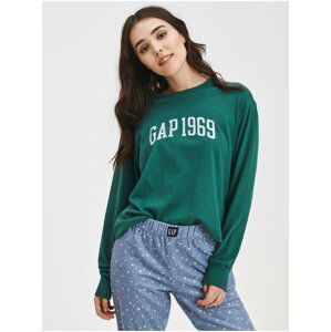 Zelené dámske tričko s logom GAP 1969