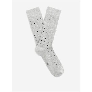 Světle šedé puntíkované ponožky Celio Vipere