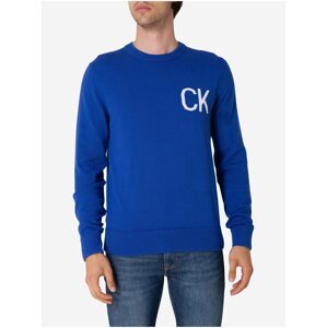Modrý pánsky sveter Calvin Klein Jeans